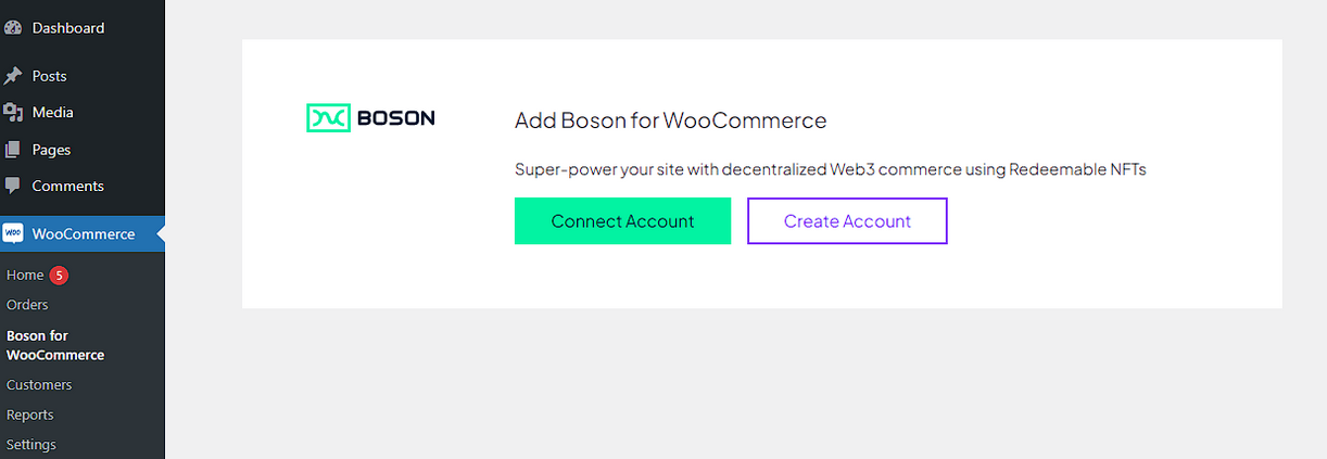 Connect account